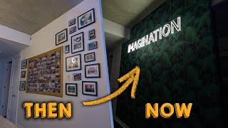 EPIC NEON WALL Room Makeover...