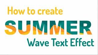 Text Animation in powerpoint | Wave Text Effect Tutorial