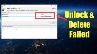 How to fix Iobit Unlocker v1.2 Cannot delete files (Delete failed)