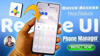 Realme UI 4.0 Phone Manager Quick Access Feature | Atul Tech Bazaar