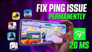 HIGH PING PROBLEM FIX IN ALL GAMES | 20 MS Low Ping | Best Gaming Dns Network Issue Fix 2025