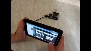 ArduinoCommander - "android sensors" feature with LEDs