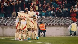 Los goles de la victoria de España en Suiza bajo un intenso aguacero |  SEFUTBOL