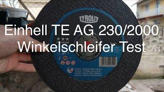 Einhell TE AG 230/2000 Winkelschleifer Test