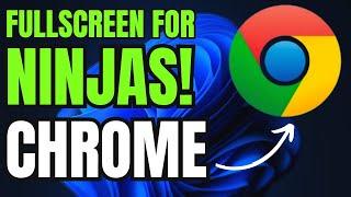 How to Fullscreen Google Chrome | Google Chrome's Fastest Keyboard Shortcut (SECRET REVEALED!)