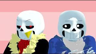 (MMD SANS AUS X OC) FELL sans x sans UT (Kustard) compilation DL