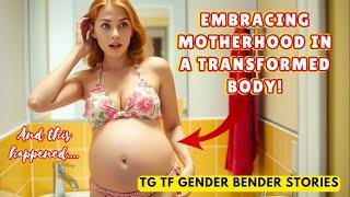 TG TF Gender Bender Stories | MOTHERHOOD IN A WHOLE NEW BODY ! | MTF |  | body swap | Male to female