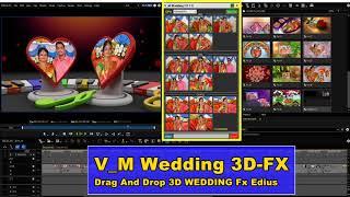 Drag And Drop Indian Wedding 3D-FX  | EDIUS 7  | EDIUS 8  | EDIUS 9 | EDIUS 9X New  2021