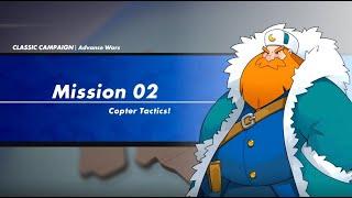 Advance Wars 1+2: Reboot Camp - AW1 Campaign - Mission 2: Copter Tactics! (Rank S, Score: 300)