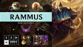 Rammus Support vs Leona - KR Master Patch 14.13