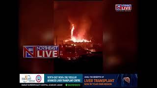 Assam: Over 30 Houses Reduced To Ashes In Massive Fire At Harangajao Bazar in Dima Hasao