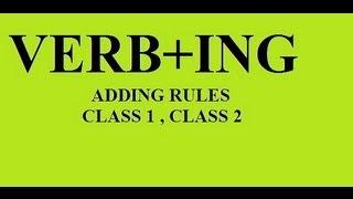 Ing Adding Rules | English Grammar.avi