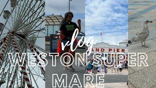 MY FIRST VLOG: come with me to WESTON SUPER MARE | UK TRAVEL