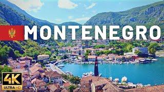 Flying Drone Over Montenegro | Amazing Aerial View of Kotor, Budva and Ulcinj