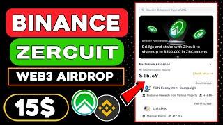 Binance Web3 Wallet Exclusive: Up to $500,000 in ZRC Tokens  Zercuit Airdrop Update 