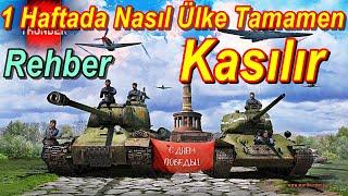 War Thunder 1 Haftada Nasıl Ülke Tamamen Kasılır? | Simülasyon Nasıl Oynanır Türkçe Rehber