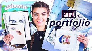 Mein ART PORTFOLIO // Skizzen, Portraits, Malen & Abi-Kunstmappe // I'mJette