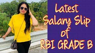 Latest Salary  Slip of RBI GRADE B OFFICER