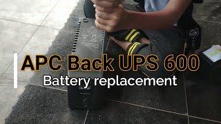 How to replace Battery of APC Back UPS 600