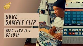 Soul sample flip on the MPC Live II Retro Edition