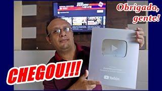 Chegou a Placa de Prata do nosso Canal Resumo News