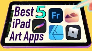 Top 5 Best Art Apps for the iPad Mini 6 (Drawing, Painting, 3d modeling & Social Apps)