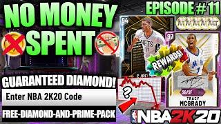 NBA 2K20 NO MONEY SPENT #11 - GUARANTEED FREE DIAMOND LOCKER CODE AND WE MADE A LOT OF MT IN MYTEAM