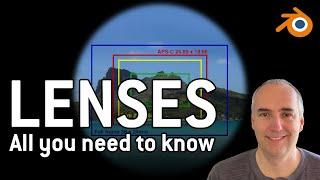 Lenses. How to use them properly in Blender EP34