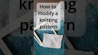 How to modify a knitting pattern for a different yarn weight  #knittingtips #knittingmath