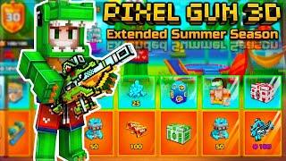 Pixel Gun 3D Extended Summer Battle Pass Review (BUYING ALL 30 LEVELS!)