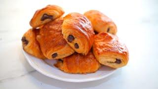 Easy Pain au chocolate | Easy Homemade Chocolate Croissants Recipe | Easy Chocolate croissants