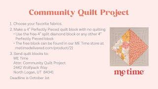 Make a Perfectly Pieced Quilt Block with Melissa!