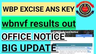 wbp excise constable main ans key / wbnvf AGRAGAMI results out / wbp excise main results date /