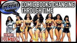 Comic books changing over time