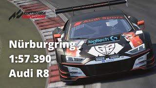 Race Fastest Lap | Nürburgring | 1:57.390 | Audi R8 | Assetto Corsa Competizione