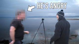 Confronted by Angry Photographer on Road Trip to Isle of Arran