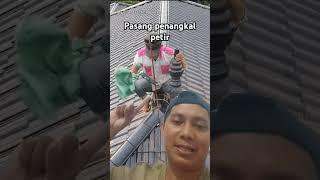 cara pasang penangkal petir