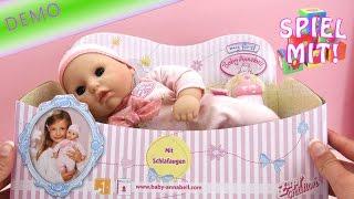 baby annabell deutsch - My little Baby Annabell Funktions-Babypuppe unboxing