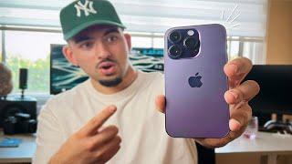 NEW! iPhone 14 Pro DEEP Purple!  Unboxing & Setup!