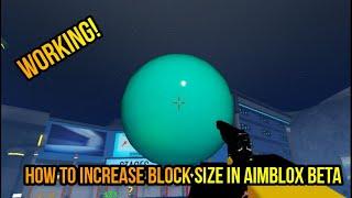 Increase Block Size In Aimblox BETA With This Script