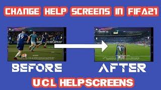 CHANGE HELPSCREEN IMAGES IN FIFA21badilisha picha za helpscreen kwenye FIFA21