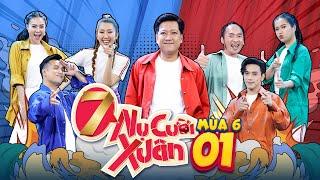 7 Nụ Cười Xuân 6 | Tập 1: Tiến Luật quấn khăn tắm "gợi cảm", hóa "thầy hột gà" trị bệnh Thúy Ngân