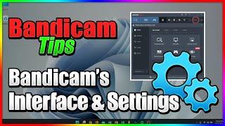 Bandicam Screen Recorder settings and user interface - Official