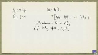 Associativity of matrix multiplication