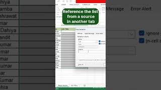 Microsoft Excel Tips and Tricks | Drop down list in Microsoft Excel