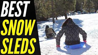 TOP 5: Best Snow Sleds 2022 | Snow Sledding For Adults & Kids