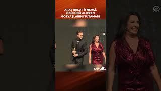 Aras Bulut İynemli ödülünü alırken gözyaşlarını tutamadı #shorts