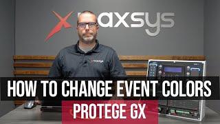 How to Change Event Colors in ICT Protege GX