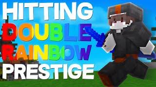 Hitting DOUBLE RAINBOW PRESTIGE in Skywars and Bedwars