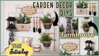 MUST SEE Gorgeous Dollar Store Garden DIYS~Dollar Store Saturday~Farmhouse Garden Decor DIYS